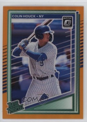 2025 Panini Donruss Optic Rated Prospects Orange Prizm 164/199 Colin Houck 1uu3