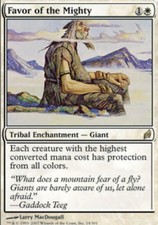 Favor of the Mighty - Light Play MTG Lorwyn