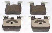 Triscan Bremsbelagsatz, Scheibenbremse 8110 11060 FüR BMW