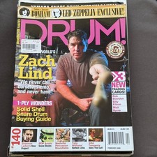 Drum! magazine Zach Lind February 2008 Bonham Led Zeppelin Exclusive