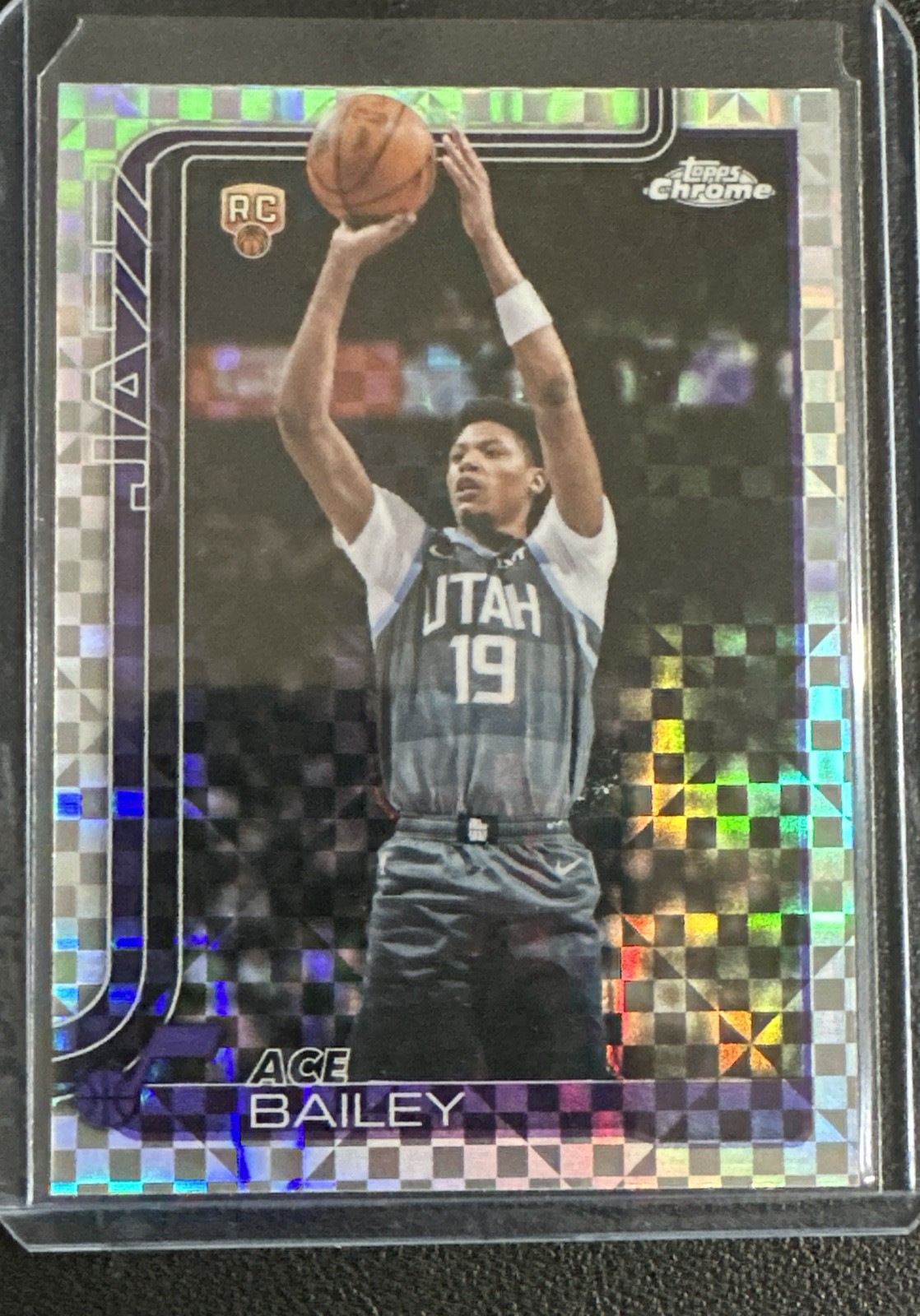 2025-26 Topps Chrome Update Series - Ace Bailey #155 X-Fractor (RC)