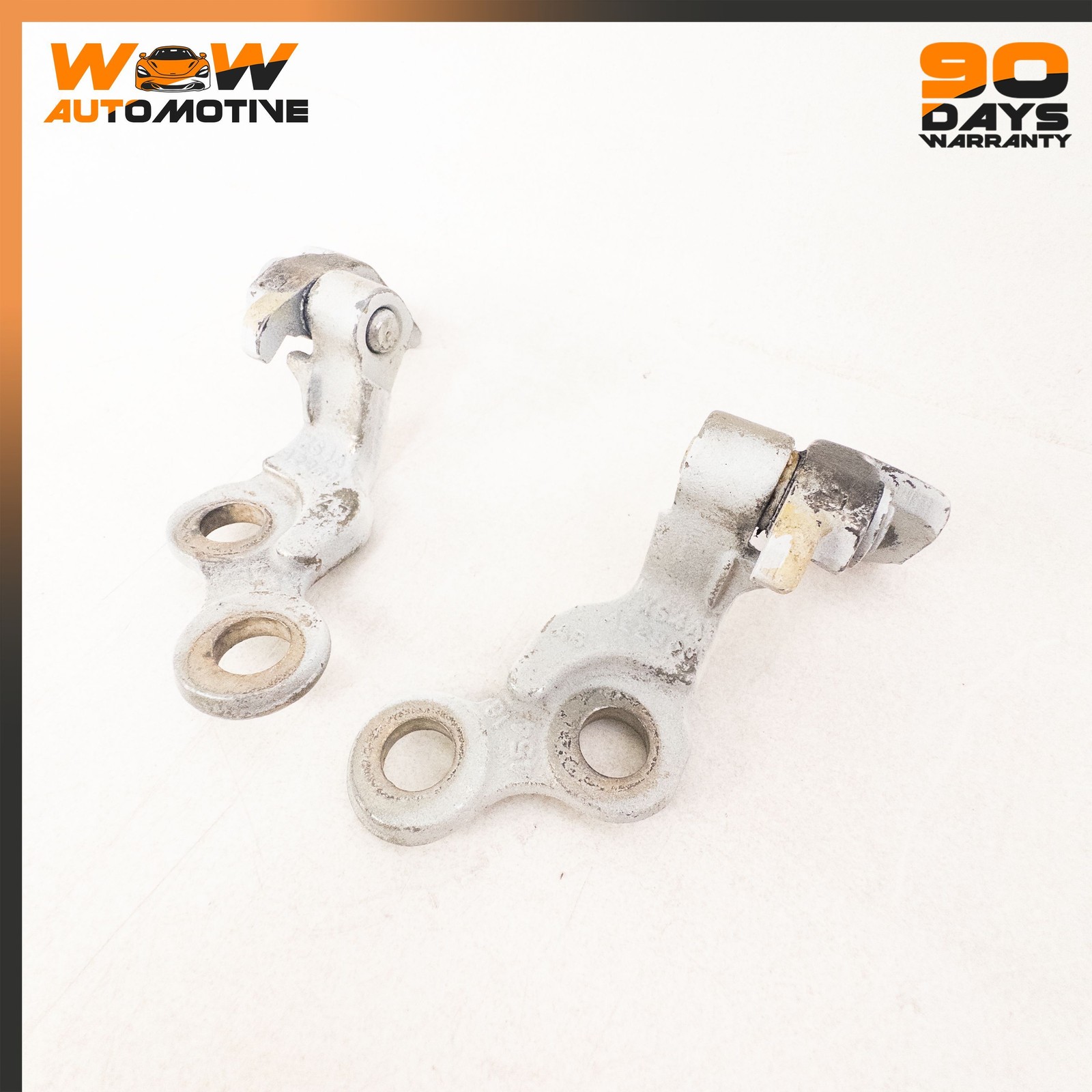 05-24 ASTON MARTIN V8 S VANTAGE FRONT RIGHT LOWER UPPER DOOR HINGE SET OEM
