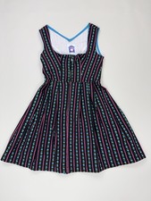 Vintage German Bavarian Dirndl Dress Tyrol Folk Oktoberfest Size 36 S
