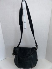 THE SAK Genuine Leather Crossbody Shoulder Ba...