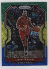 2020-21 Panini Prizm Choice Blue Yellow & Green Prizm Jeff Teague #42 12yh
