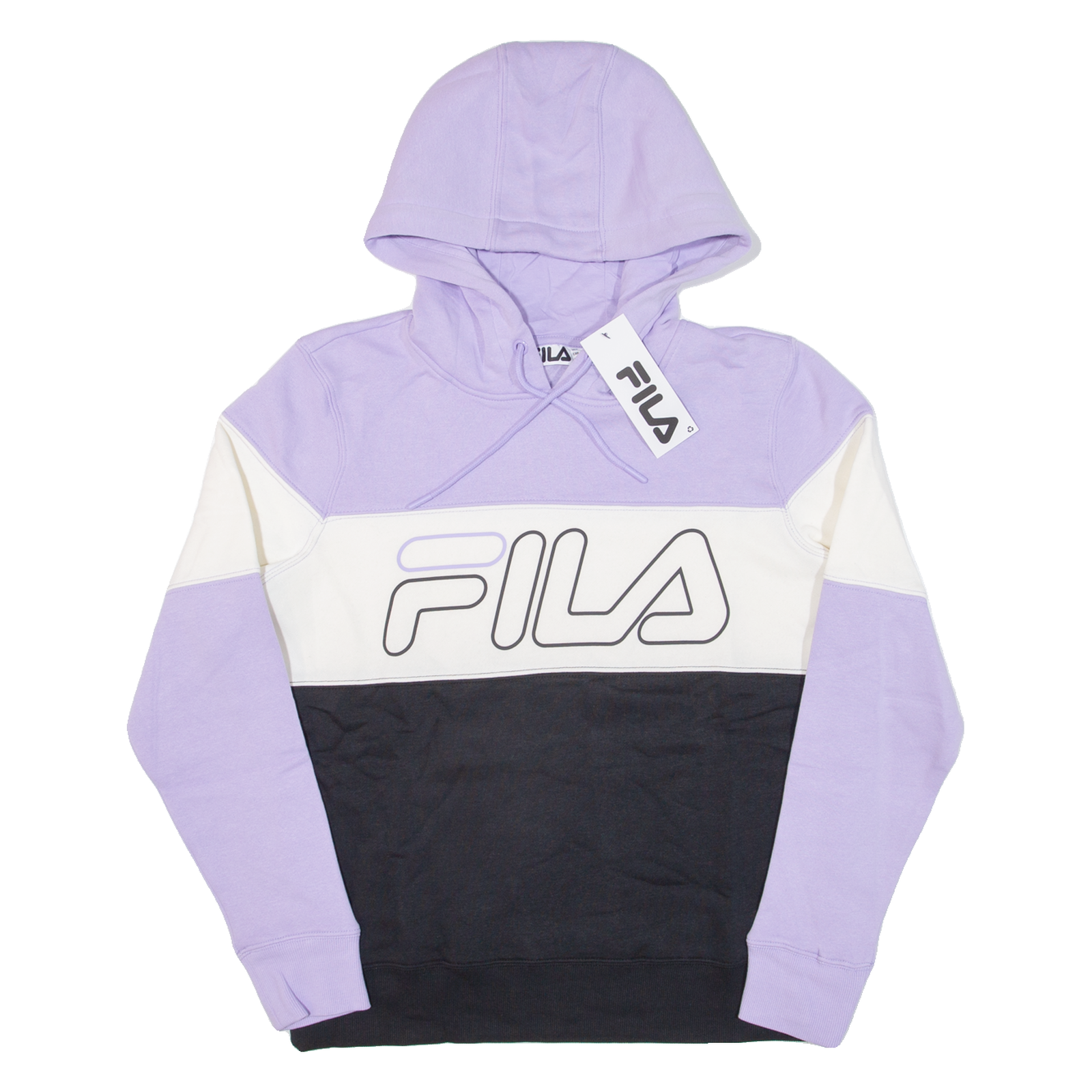 Felpa con cappuccio FILA donna viola UK 14
