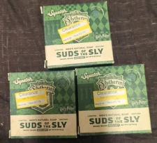 Dr Squatch Harry Potter Slytherin Lot of 3 Suds of the Sly Soap Limited Ed NIB