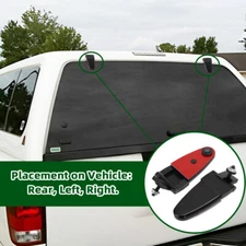 Rear Door Hinges For Truck Cap LEER 100XL/100LE All Glass Aluminium Alloy 103528