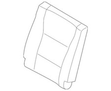 Genuine Ford F-150 2015-2016 Rear Right Seat Back Cover Assembly Fl3z-1666600-eb Genuine Ford F-150 2015-2016 Rear Right Seat Back Cover Assembly Fl3z-1666600-eb