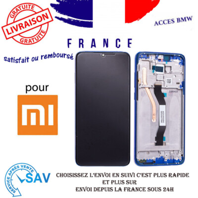 Écran Complet Pour Redmi Note 7 Avec Châssis - Remplacement LCD, Compatible Xiaomi, Neuf Générique