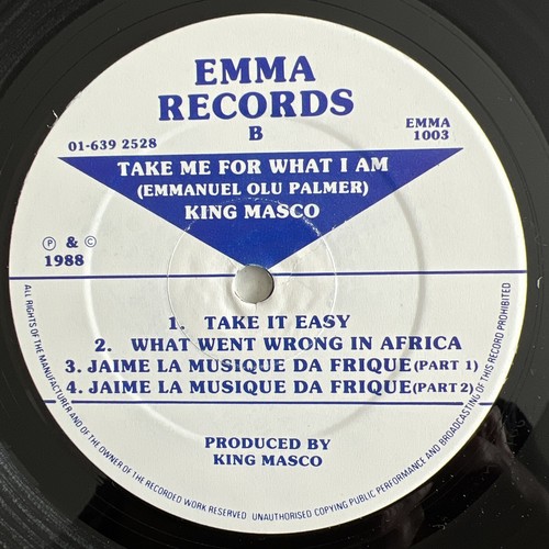 King Masco – Take Me For What I Am Vinyl LP 1988 CLEANED/TESTED EX+ SOCA CALYPSO - Picture 4 of 8