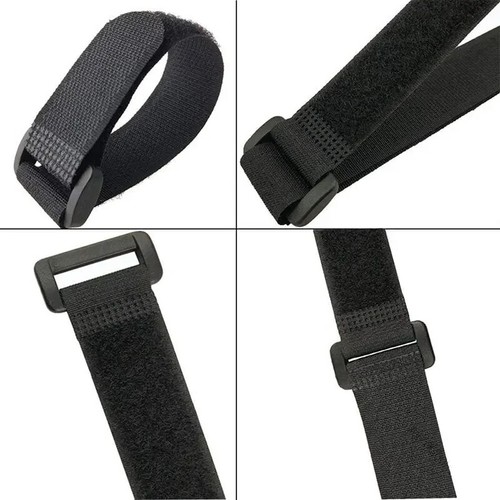 Reusable Hook and Loop Cinch Straps Nylon Cable Ties Organizer Adjustable Cord - 第 10/45 張圖片