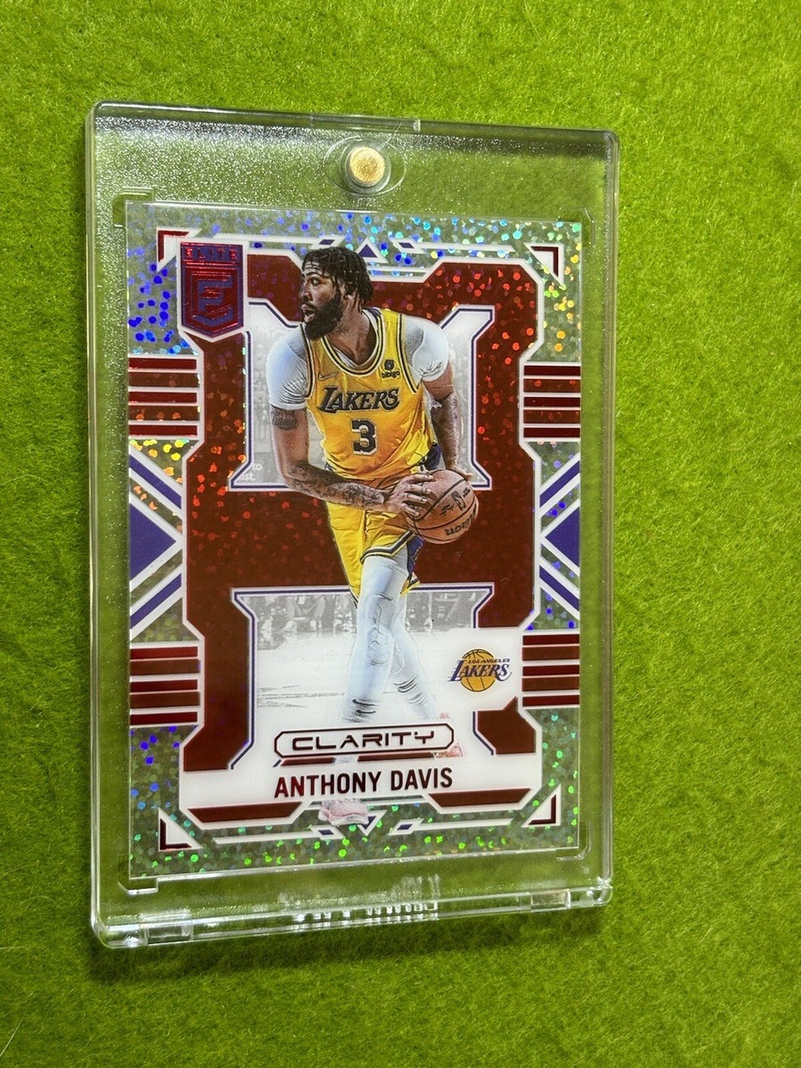 Anthony Davis WHITE SPARKLE PRIZM Asia Red SSP CLEAR Card