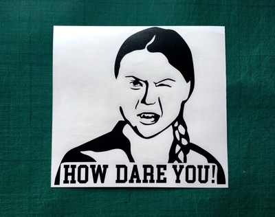 Greta Thunberg Window Decal Vinyl Bumper Sticker 5