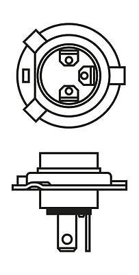 Glühlampe Fernscheinwerfer Bosch 1 987 302 048 für TOYOTA TRIUMPH - Bild 7 von 7