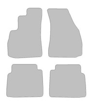 Fußmatten-Set für Hyundai Santa Fe I (2000-2006) Hit anthrazit