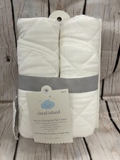 Muslin Changing Pad Liner - Cloud Island Cream - 2pk