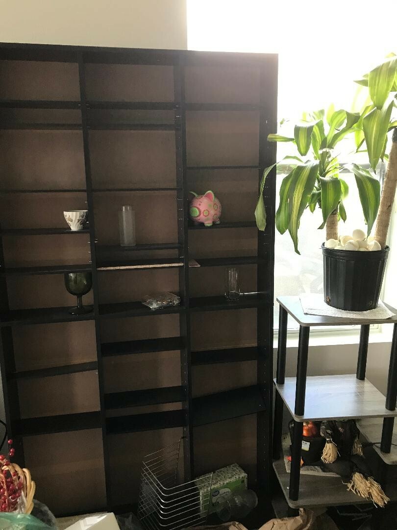 Atlantic 40"x71" Oskar Adjustable Wood Media Storage Shelf B