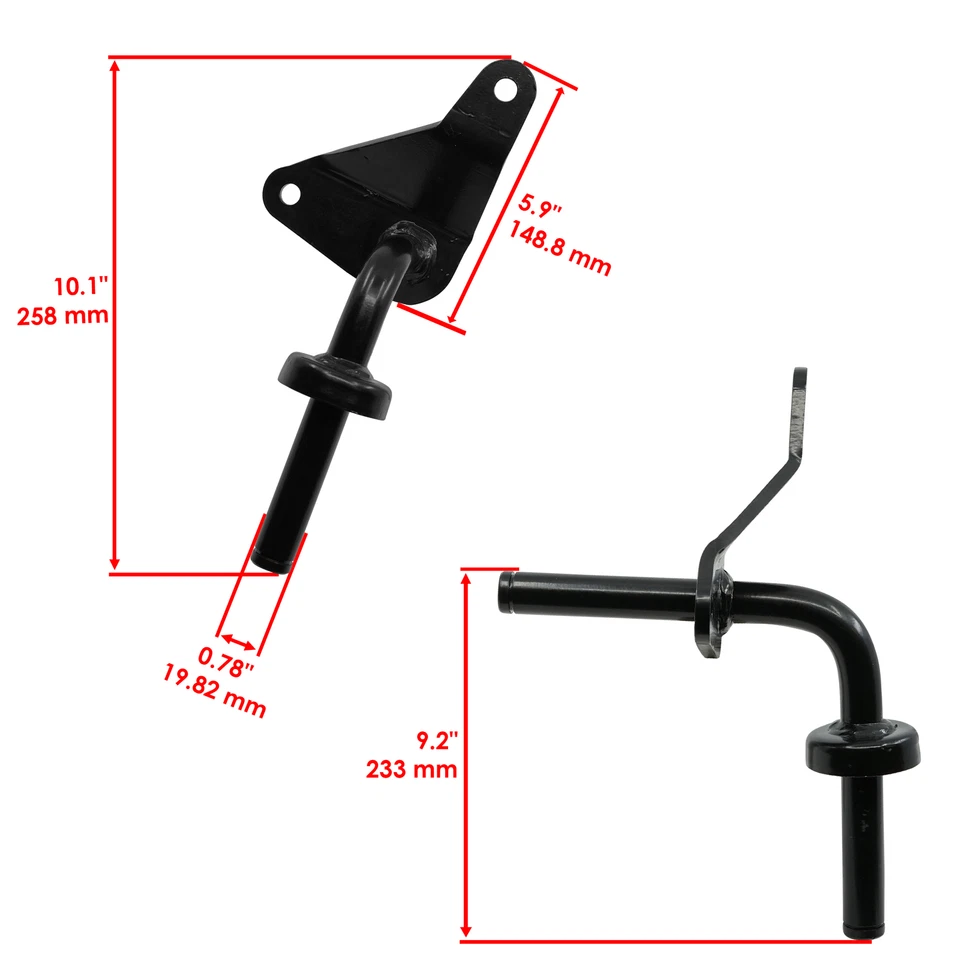 Conjunto de braço de eixo Caltric para trator de grama Simplicity Regent 42" 22 HP 1727872ASM - Imagem 3 de 4