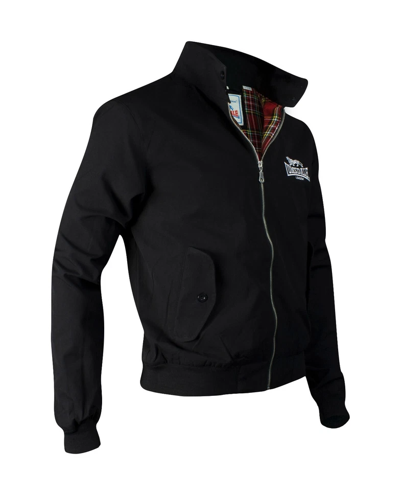 Lonsdale London Harrington Jacket Black New S M L XL 2XL 3XL Bomber 110538 - Image 3 of 4
