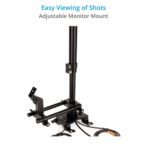 Flycam Zest Pro Video Handheld Camera Stabilizer w Power Connections | V-Mount - Picture 7 of 11