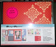 S.E.I. Scrapbook In A Box "Penelope's Potpourri" 8"x8" 1-Hr Album, Beginner's +