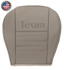 2002, 2003 Ford Mustang V8 GT Driver Bottom Perforated Leather Seat Cover Tan