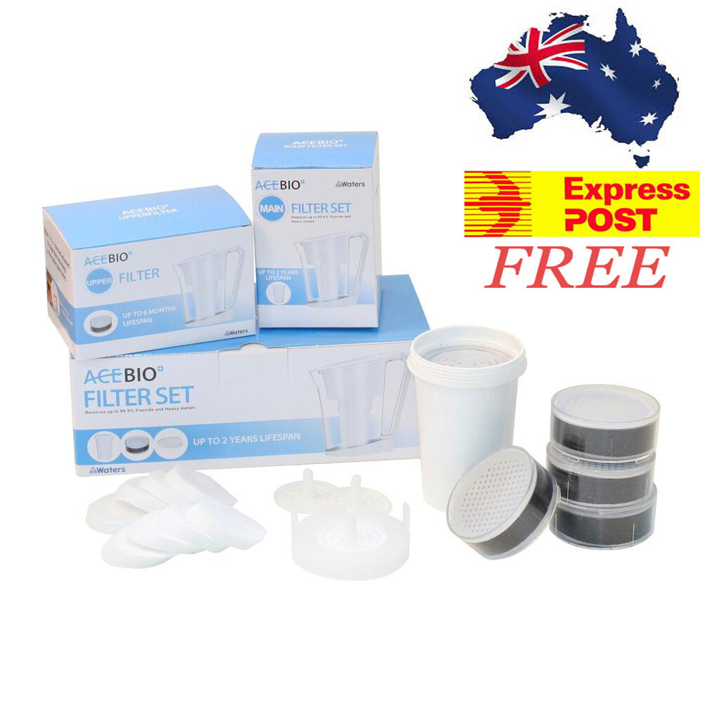 1L ACE BIO FILTER JUG REPLACEMENT FILTER SET WATERS CO REMOVES 99