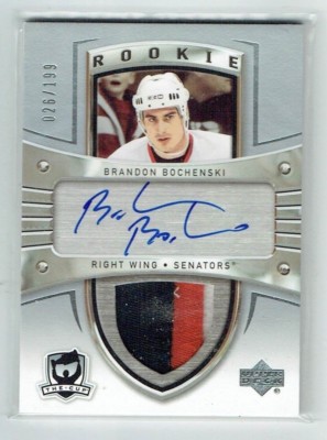 05-06 UD Upper Deck The Cup  Brandon Bochenski  /199  Rookie  Patch  Auto