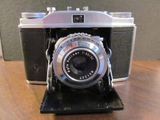 AGFA SOLINETTE Prontor SVS 1:3.5/50mm Solinar lens camera Germany TESTED w/case