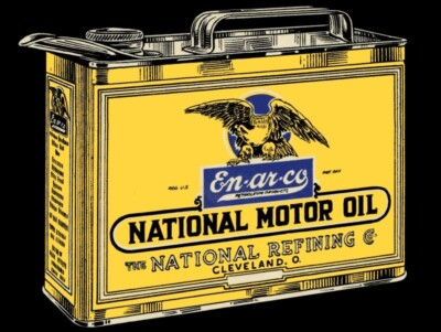 #ad #ad 1921 EN AR CO National Motor Oil Can Theme NEW Metal Sign: 12x16 Ships Free $34.88