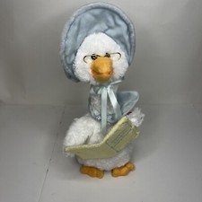 Cuddle Barn Mother Goose Animated Talking Musical Plush Toy 14  Nursery Rhymes