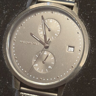 GELEGENHEIT - Multifunktionsuhr Watchpeople Cosmo Black WP49 - Wie neu!