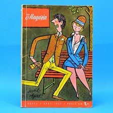 Das Magazin 4/1957 Akt Erotik Werbung DDR Geburtstag Giebichenstein Halle Sutter