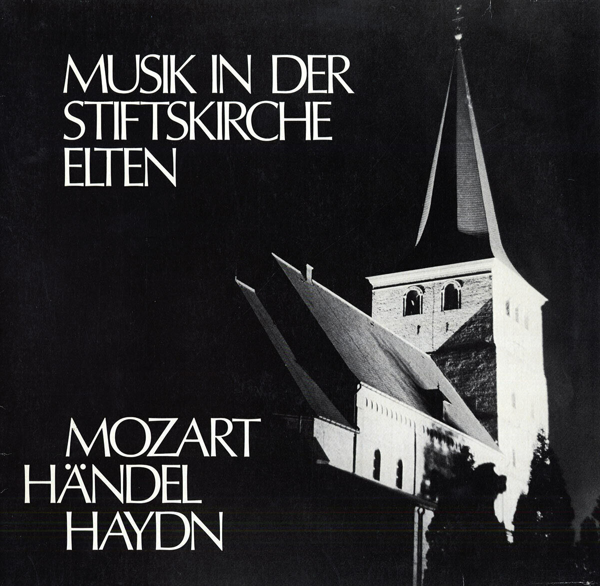 Private LP MOZART Laudate Dominum HANDEL Organ Con HAYDN Missa Brevis LIVE 1976