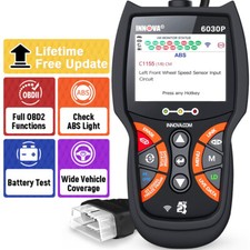 Innova 6030p Obd2 Scanner Abs Code Reader Check Engine Battery Test Diagnostic