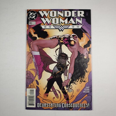 DC Comics Wonder Woman #145 NM Origin of Devastation Cover Art by Adam Hughes