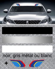 BANDE PARE SOLEIL POUR PEUGEOT SPORT 205 208 308 RCZ AUTOCOLLANT STICKER BD568.