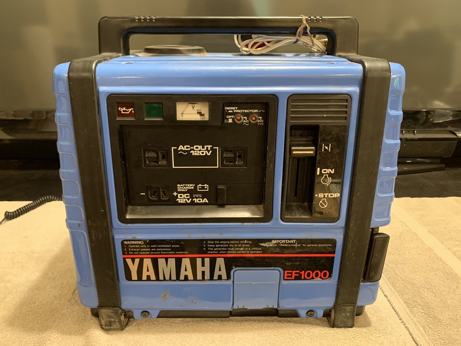 Yamaha Generator EF1000 Needs carburetor. eBay