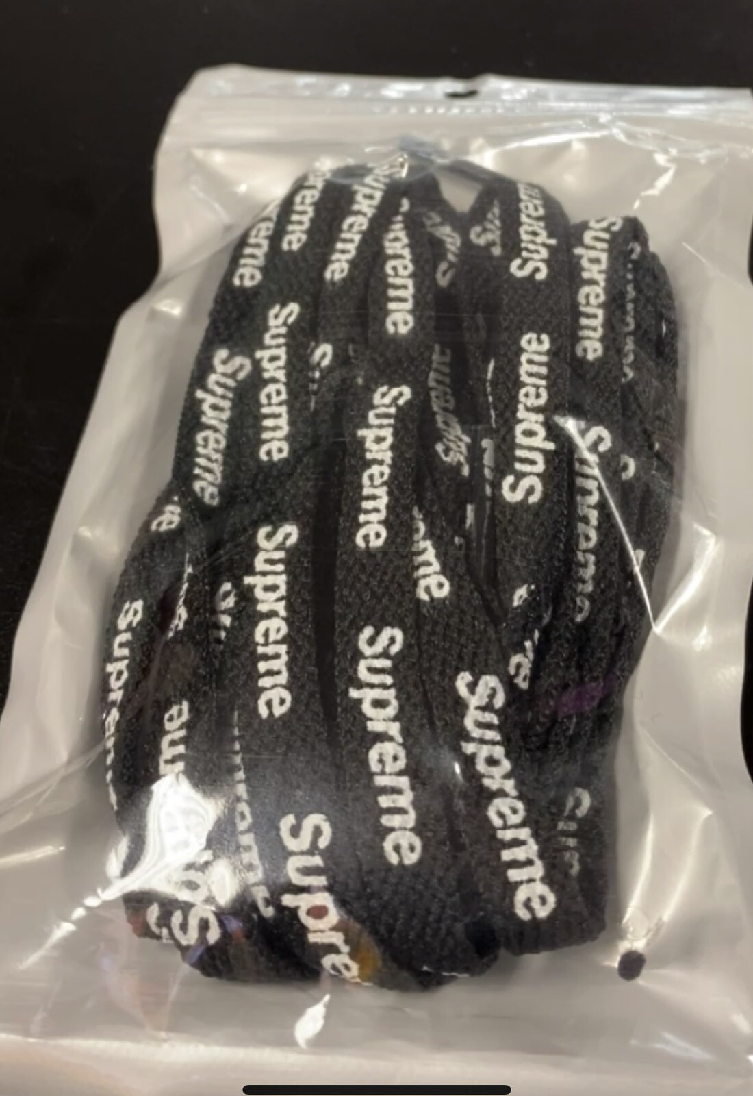 BLACK Supreme Shoe Laces custom 120cm eBay