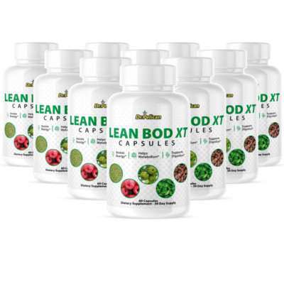 Lean Bod XT- Digestive Support- 10 Bottles- 600 Capsules