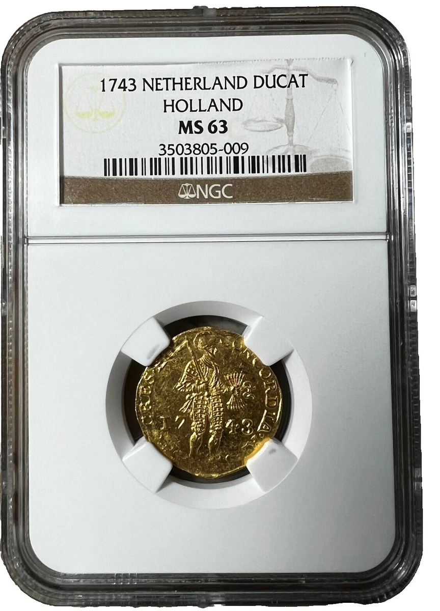 Gold MS 63 Graded Dutch Coins for sale | eBay
