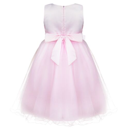 Flower Girl Princess Dress Kids Party Wedding Bridesmaid Ball Gown Pageant Dress - Picture 50 of 54