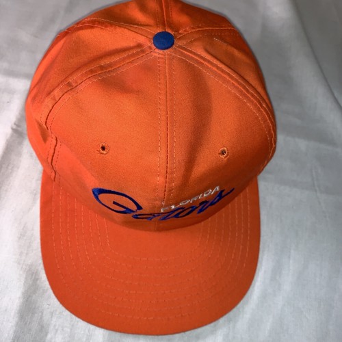 Cappello Berretto Snapback Vintage Anni 90 Sports Specialties UF Florida Gators Arancione Raro - Foto 7 di 14