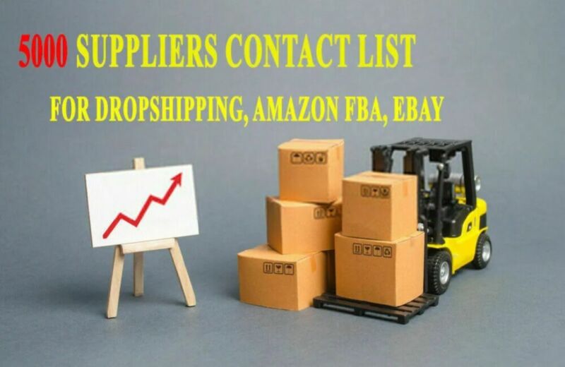5000 Suppliers List, 1800 US Suppliers Contact List for Dropshipping