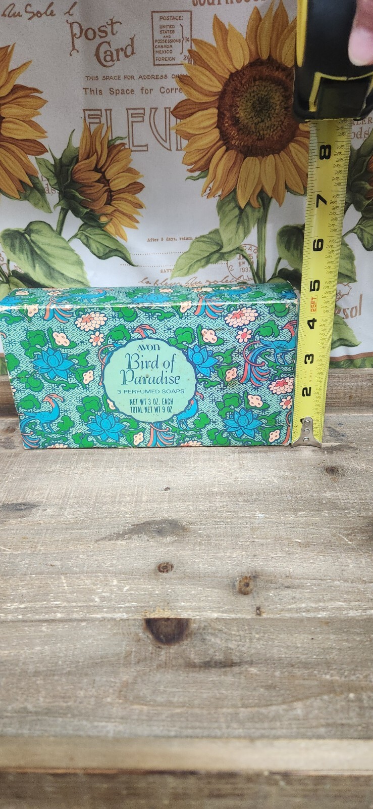 Avon Bird Of Paradise Blue Soap 3 Set