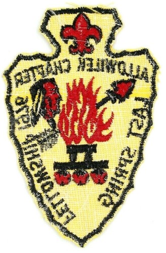 Patch 1976 Sp Fellowship Allowilek Chapter Owasippe Lodge 7 Chicago Area Council - Photo 2/2
