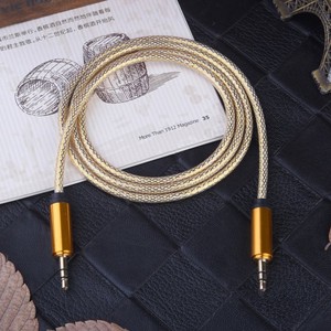 Gold-3-5mm-Male-to-Male-Car-Aux-Auxiliary-Cord-Stereo-Audio-Cable-for-Phone-iPod