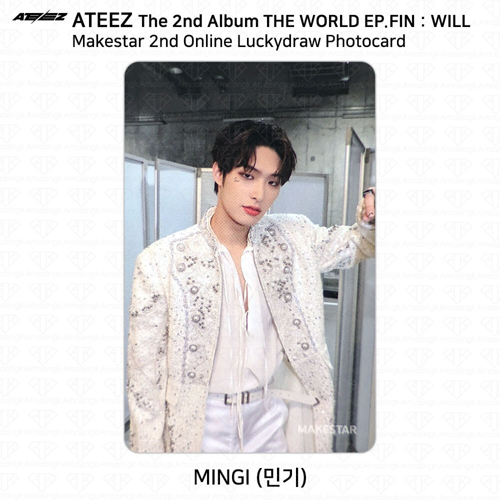 ATEEZ 2nd Album THE WORLD EP.FIN WILL Makestar 2nd Online Lucky