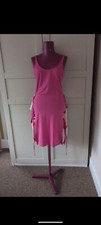 versace jeans couture dress pink with colorful wrap detail y2k eye-catching XS